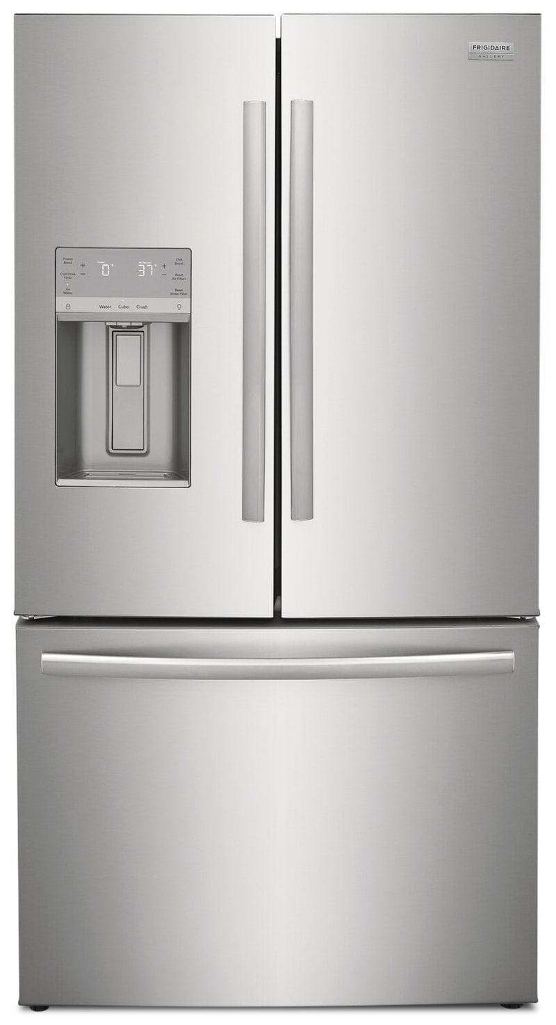 Frigidaire Gallery 22.6 Cu. Ft. Counter-Depth French-Door Refrigerator - GRFC2353AF | Réfrigérateur Frigidaire Gallery de 22,6 pi³ à portes françaises de profondeur comptoir - GRFC2353AF | GRFC235F