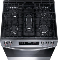 Frigidaire 5.1 Cu. Ft. Front-Control Gas Range with Quick Boil - FCFG3062AS | Cuisinière à gaz Frigidaire de 5,1 pi3 avec commandes à l’avant et ébullition rapide - FCFG3062AS | FCFG306S