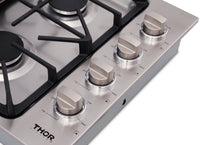 Thor Kitchen 30" Professional Gas Cooktop - TGC3001 | Surface de cuisson à gaz professionnelle Thor Kitchen de 30 po – TGC3001 | TGC3001S
