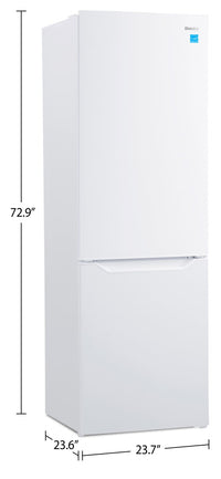 Danby 10.3 Cu. Ft. Bottom-Freezer Refrigerator - DBMF100B1WDB | Réfrigérateur Danby de 10,3 pi³ à congélateur inférieur - DBMF100B1WDB | DBMF10DW