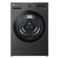 LG 5.8 Cu. Ft. Smart Front-Load Washer with TurboWash® 360 and AI DD™ - WM6500HBA | Laveuse intelligente LG chargement frontal 5,8 pi³ avec technologies TurboWashMD, DDMC IA - WM6500HBA | WM6500HB