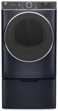 GE 7.8 Cu. Ft. Front-Load Dryer with Built-In Wi-Fi - GFD85ESMNRS - Dryer in Sapphire Blue