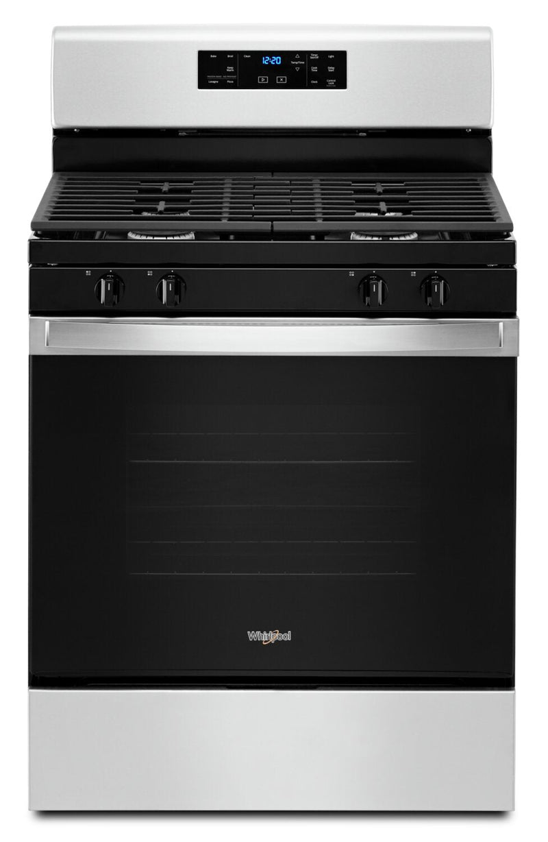 Whirlpool 5 Cu. Ft. Gas Range with Storage Drawer - WFG515S0MS | Cuisinière à gaz Whirlpool de 5 pi3 avec tiroir de rangement - WFG515S0MS | WFG515MS
