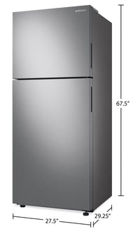 Samsung 15.6 Cu. Ft. Top Mount Refrigerator - RT16A6105SR/AA | Réfrigérateur Samsung de 15,6 pi³ à congélateur supérieur - RT16A6105WW/AA | RT16A61S