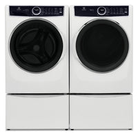 Electrolux 5.2 Cu. Ft. Front-Load Washer and 8 Cu. Ft. Gas Dryer - White | Laveuse à chargement frontal de 5,2 pi³ et sécheuse à gaz de 8 pi³ de Electrolux - blanches | ELF763GW