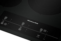 KitchenAid 30" Electric Cooktop with Touch-Activated Controls - KCES950KBL | Surface de cuisson électrique KitchenAid de 30 po avec commandes tactiles - KCES950KBL | KCES90KB
