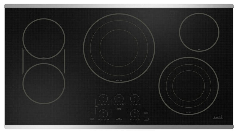 Café 36" Electric Cooktop with Touch Controls - CEP90362TSS  | Surface de cuisson électrique Café de 36 po avec commandes tactiles - CEP90362TSS  | CEP936TS