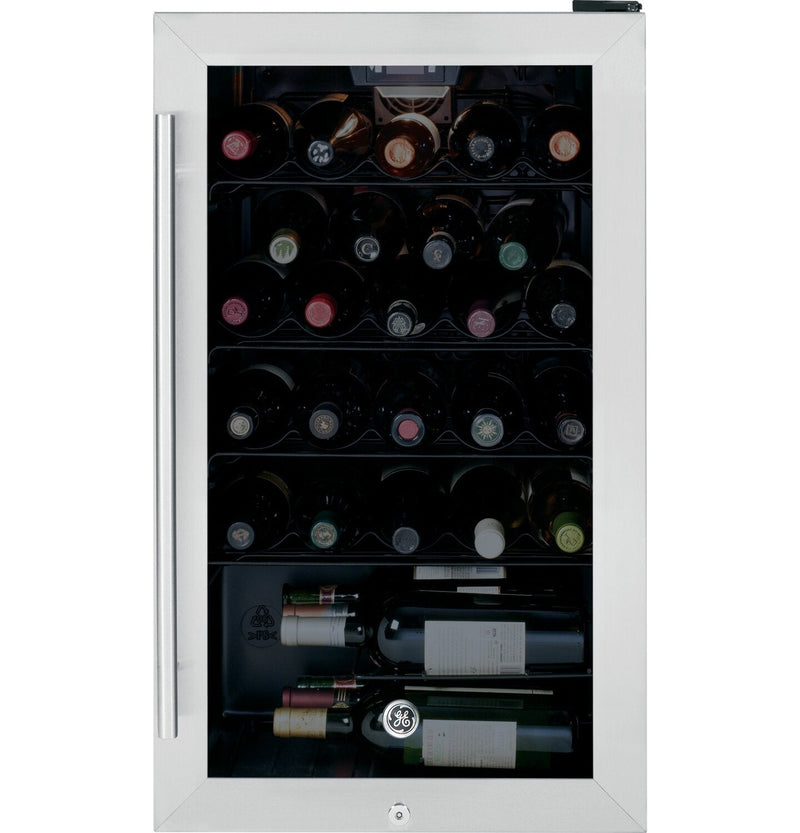 GE 4.1 Cu. Ft. 30-Bottle Wine Centre – GWS04HAESS | Refroidisseur à 30 bouteilles de vin GE de 4,1 pi3 - GWS04HAESS | GWS04HAS