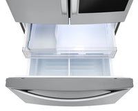 LG 23 Cu. Ft. InstaView™ Counter-Depth Refrigerator with Ice Maker - LFCC23596S | Réfrigérateur LG de 23 pi³ de profondeur comptoir avec hublot InstaViewMD et machine à glaçons - LFCC23596S | LFCC235S