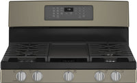 GE 5.0 Cu. Ft. Freestanding Gas Range with No-Preheat Air Fry - JCGB735EPES | 5,0 pi3 de GE Cuisinière à gaz amovible à convection avec friture à air sans préchauffage - JCGB735EPES | JCGB735E