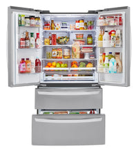 LG 28 Cu. Ft. Smart Double-Freezer Refrigerator with Craft Ice Maker - LRMXS2806S | Réfrigérateur intelligent LG de 28 pi³ à deux congélateurs et machine à glaçons - LRMXS2806S | LRMXS28S