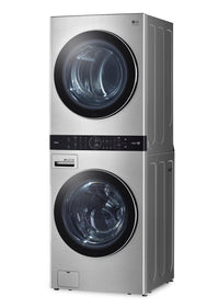 LG STUDIO WashTower™ with 5.8 Cu. Ft. Washer and 7.4 Cu. Ft. Dryer - WSEX200HNA | Tour de lavage WashTowerMC de LG STUDIO avec laveuse de 5.8 pi3 et sécheuse de 7,4 pi3 - WSEX200HNA | WSEX200H