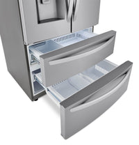 LG 28 Cu. Ft. Smart Double-Freezer Refrigerator with Craft Ice Maker - LRMXS2806S | Réfrigérateur intelligent LG de 28 pi³ à deux congélateurs et machine à glaçons - LRMXS2806S | LRMXS28S
