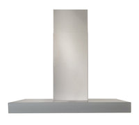 Venmar Ispira 30" Chimney Range Hood - WCB3I30SBS - Range Hood in Stainless Steel with Brushed Grey Glass 
