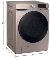 Samsung 5.2 Cu. Ft. Smart Front-Load Washer - WF45B6300AC/US | Laveuse intelligente Samsung à chargement frontal de 5,2 pi3 - WF45B6300AC/US | WF45B63C