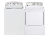 GE 4.9 Cu. Ft. Top-Load Washer and 7.2 Cu. Ft. Electric Dryer with SaniFresh Cycle | Laveuse à chargement par le haut 4,9 pi³ et sécheuse électrique 7,2 pi³ de GE avec cycle SaniFresh | GETL451W