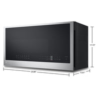 LG 2 Cu. Ft. Smart Over-the-Range Microwave - MVEL2033F | Four à micro-ondes à hotte intégrée intelligent LG de 2 pi³ - MVEL2033F | MVEL203F