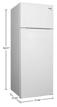 Danby 7.4 Cu. Ft. Top-Freezer Refrigerator - DPF074B2WDB-6 | Réfrigérateur Danby de 7,4 pi3 à congélateur supérieur - DPF074B2WDB-6 | DPF074BW
