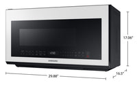 Samsung Bespoke 2.1 Cu. Ft. Over-the-Range Microwave - ME21B706B12/AC | Four à micro-ondes à hotte intégrée Bespoke Samsung de 2,1 pi³ - ME21B706B12/AC | ME21B7WG