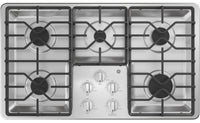 GE 36" Built-In Gas Cooktop - JGP3036SLSS | Surface de cuisson à gaz encastrée GE de 36 po – JGP3036SLSS | JGP3036S