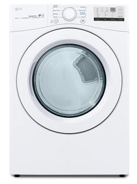 LG 7.4 Cu. Ft. Ultra Large Capacity Electric Dryer - DLE3400W | Sécheuse électrique LG à très grande capacité de 7,4 pi3 - DLE3400W | DLE3400W