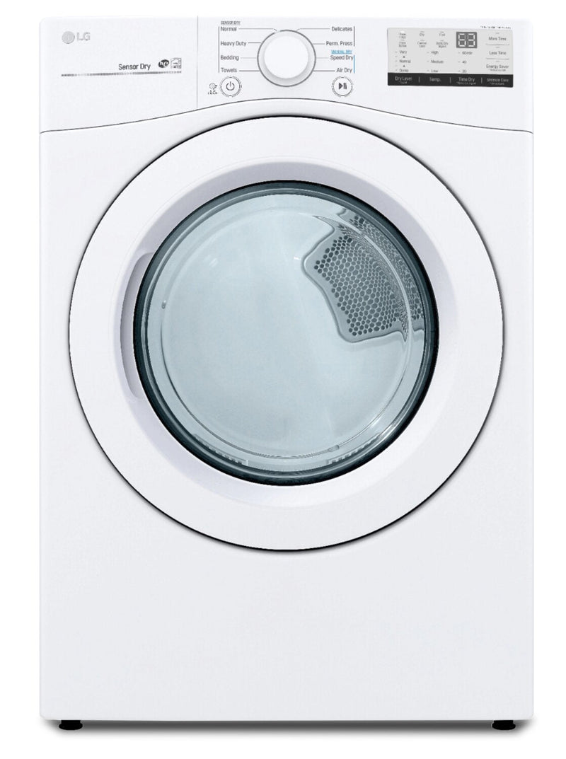 LG 7.4 Cu. Ft. Ultra Large Capacity Electric Dryer - DLE3400W | Sécheuse électrique LG à très grande capacité de 7,4 pi3 - DLE3400W | DLE3400W
