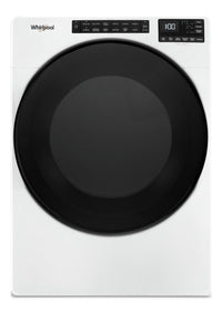 Whirlpool 5.8 Cu. Ft. Front-Load Washer and 7.4 Cu. Ft. Electric Dryer - White | Laveuse à chargement frontal de 5,8 pi³ et sécheuse électrique de 7,4 pi³ de Whirlpool - blanches | WHFL665L