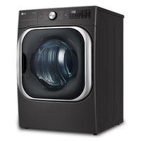 LG 9 Cu. Ft. Smart Mega Capacity Electric Dryer - DLEX8900B | Sécheuse électrique intelligente LG à très grande capacité de 9 pi3 - DLEX8900B | DLEX8900