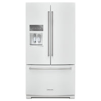 KitchenAid 26.8 Cu. Ft. French-Door Refrigerator - KRFF507HWH - Refrigerator in White