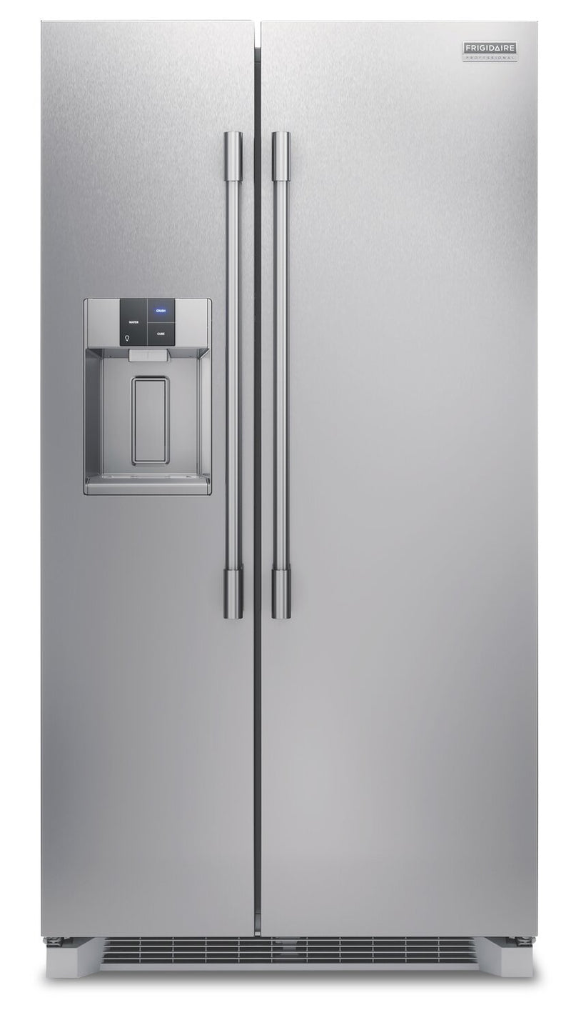 Frigidaire Professional 22.3 Cu. Ft. Counter-Depth Side-by-Side Refrigerator - PRSC2222AF | Réfrigérateur Frigidaire Professional 22,3 pi3 profondeur comptoir à compartiments juxtaposés - PRSC2222AF | PRSC222F