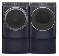 GE 5.8 Cu. Ft. Front-Load Washer and 7.8 Cu. Ft. Electric Dryer  | Laveuse à chargement frontal de 5,8 pi³ et sécheuse électrique de 7,8 pi³ de GE  | GEFL850S