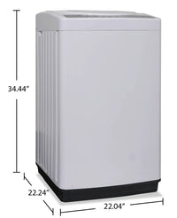 Danby 1.8 Cu. Ft. Compact Top-Load Washer - DWM065A1WDB-6 | Laveuse compacte Danby à chargement par le haut de 1,8 pi3 - DWM065A1WDB-6 | DWM065WD