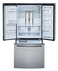 GE Profile 17.5 Cu. Ft. Counter-Depth French-Door Refrigerator - PYE18HYRKFS | Réfrigérateur GE Profile de 17,5 pi³ à portes françaises de profondeur comptoir - PYE18HYRKFS | PYE18HYS