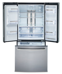 GE Profile 23.6 Cu. Ft. Fingerprint-Resistant French-Door Refrigerator - PFE24HYRKFS | Réfrigérateur GE Profile 23,6 pi³ à portes françaises, résistant aux traces de doigts - PFE24HYRKFS | PFE24HYS