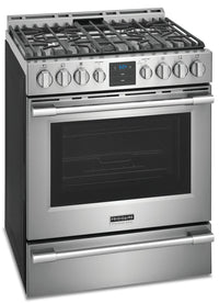 Frigidaire Professional 5.6 Front-Control Gas Range with Air Fry - PCFG3078AF - Gas Range in Smudge-Proof Stainless Steel 