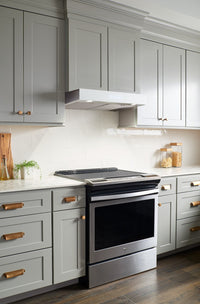 Venmar Ispira 30" Under-Cabinet Range Hood - UCB3I30SBW - Range Hood in Stainless Steel with White Glass 