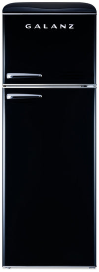 Galanz 12 Cu. Ft. Top-Freezer Retro Refrigerator - GLR12TBKEFR | Réfrigérateur rétro Galanz de 12 pi3 à congélateur supérieur - GLR12TBKEFR | GLR12TBK