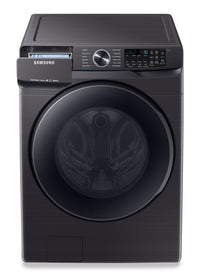 Samsung 5.8 Cu. Ft. Smart Front-Load Washer with Super Speed - WF50T8500AV/US - Washer in Black Stainless Steel