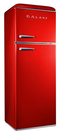 Galanz 12 Cu. Ft. Top-Freezer Retro Refrigerator - GLR12TRDEFR - Refrigerator in Red
