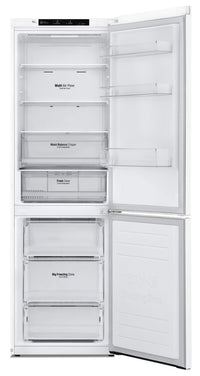 LG 12 Cu. Ft. Counter-Depth Bottom-Freezer Refrigerator - LBNC12231W - Refrigerator in White