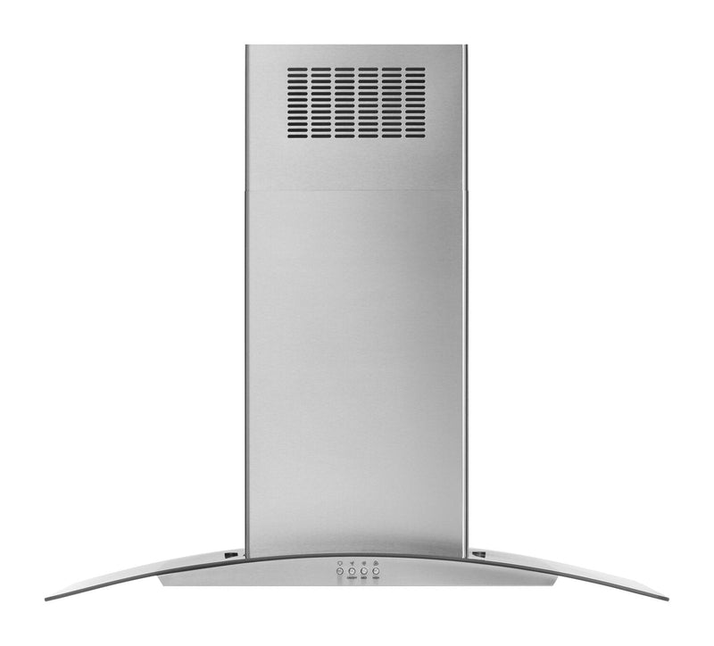 Whirlpool 36" Curved Glass Island-Mount Range Hood - WVI51UC6LS | Hotte de cuisinière pour îlot Whirlpool de 36 po en verre courbé - WVI51UC6LS | WVI516LS