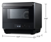 Panasonic 2-in-1 Convection Steam Oven - NUSC180B | Four Panasonic 2 en 1 à convection et à la vapeur - NUSC180B | NUSC180B