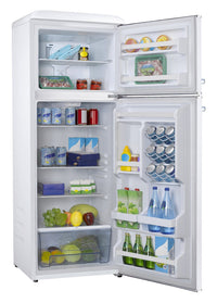 Galanz 12 Cu. Ft. Top-Freezer Retro Refrigerator - GLR12TWEEFR | Réfrigérateur rétro Galanz de 12 pi3 à congélateur supérieur - GLR12TWEEFR | GLR12TMW