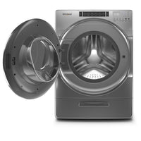 Whirlpool 5.8 Cu. Ft. Front-Load Washer with Load & Go™ XL Dispenser - WFW8620HC - Washer in Chrome Shadow