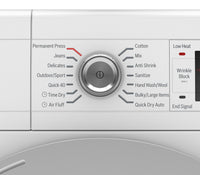 Bosch 500 Series Compact 2.2 Cu. Ft. Washer and 4.0 Cu. Ft. Heat Pump Dryer | Laveuse compacte de 2,2 pi³ et sécheuse de 4,0 pi³ série 500 avec pompe à chaleur Bosch  | BHFL500L