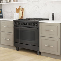 Bosch 800 Series 3.4 Cu. Ft. Industrial-Style Freestanding Gas Range - HGS8645UC | Cuisinière à gaz amovible Bosch de série 800 de 3,4 pi3 de style industriel - HGS8645UC | HGS8645U