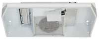 Broan 30" Under-Cabinet Range Hood - BU330WH - Range Hood in White with Black Trim 
