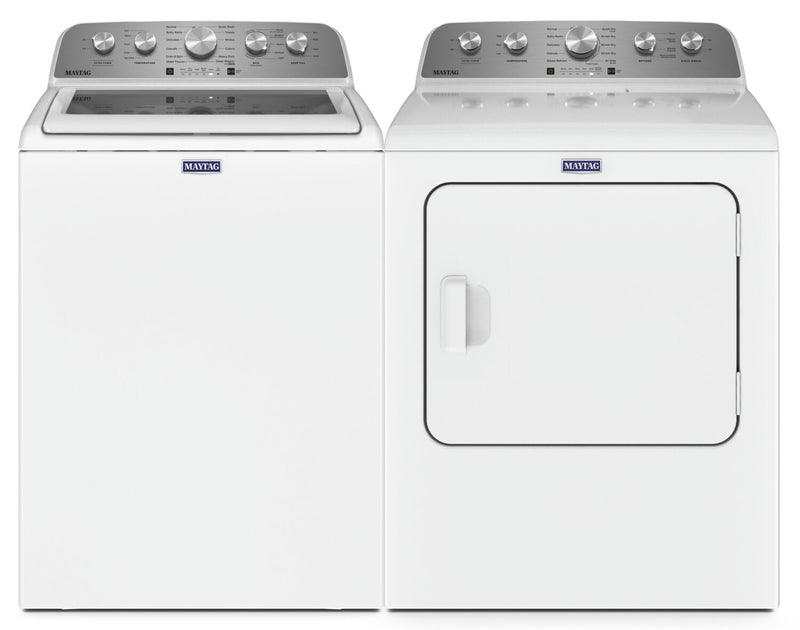 Maytag 5.5 Cu. Ft. Top-Load Washer and 7 Cu. Ft. Gas Dryer | Laveuse à chargement par le haut de 5,5 pi³ et sécheuse à gaz de 7 pi³ de Maytag | MATL543G