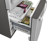 GE 24.8 Cu. Ft. Bottom-Freezer Refrigerator - GDE25EYKFS | Réfrigérateur GE de 24,8 pi³ à congélateur inférieur - GDE25EYKFS | GDE25EYS