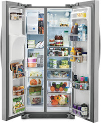 FRIGIDAIRE 22.2 CU.FT. SIDE/SIDE FRIDGE-SS 69.88" X 33"- GRSS2352AF | Réfrigérateur Frigidaire de 22,3 pi³ à compartiments juxtaposés - GRSS2352AF | GRSS235F